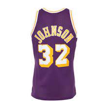 Camiseta nba de Johnson Lakers Amarillo